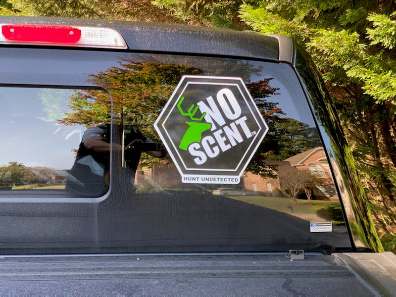 No Scent window decal