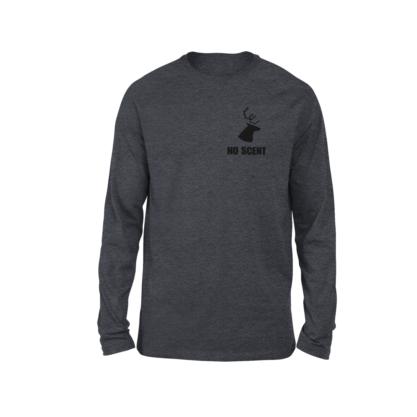 No Scent Gray Long Sleeve T-Shirt