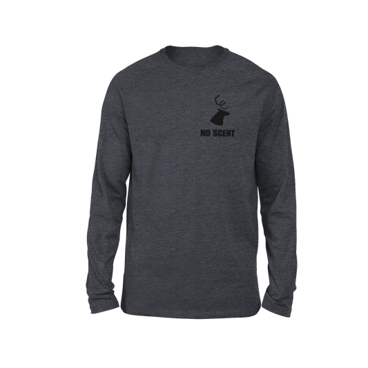 No Scent Gray Long Sleeve T-Shirt